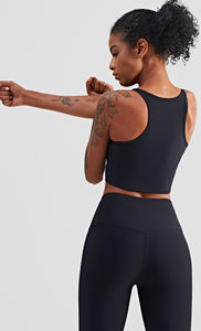 Sujetador Deportivo Sexy con Espalda Descubierta, Personalizable con Logotipo OEM, de Alta Calidad, con Soporte, Secado Rápido, Nailon y Spandex, para Fitness, Gimnasio, Yoga, Ropa Interior Femenina - Product Image 3