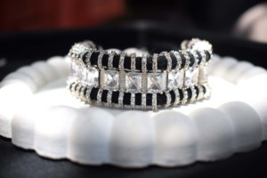 Luxury Emerald Ruby Sapphire & Zircon Diamond Silver Rhodium Plated Bracelet for Wedding Engagement <b>Gift</b> Occasions for Men Women - Product Image 5
