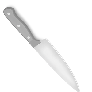 Cuchillos de Cocina Multiusos de Acero Inoxidable con Mango Negro de Triple Remache y Hoja Afilada para Carne, Verduras, Frutas y Alimentos - Product Image 3