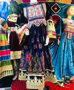2020 Venta caliente tradicional Kuchi Afghani/Vestido paquistaní impresionante étnico Vintage traje de seda estilo indio Salwar para fiestas - Product Image 4