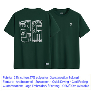 Camisetas Personalizadas al por Mayor para Hombre, Alta Calidad, 100% Algodón, Secado Rápido, Ecológicas, Tela Transpirable de 220g, Camiseta Personalizada 2026 - Product Image 4