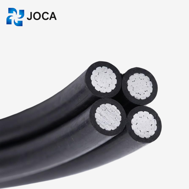 Low Voltage ABC Aluminum Cable 4 Core 16mm 25mm XLPE Insulated Overhead Power Cable for Electric Transmission Service