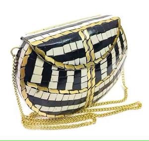 Bolso de Mano de Lujo de Resina Acrílica para Fiesta, Cartera de Noche de Diseño para Mujer, Bolso de Moda para Boda - Product Image 3