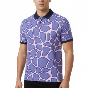 Ensemble Polo et Short Décontracté Sportif pour Homme – Nouvelle Tendance Transfrontalière Slim à Manches Courtes avec Motif Uni - Product Image 1