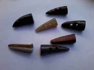 Botones Modernos Hechos a Mano con Cuerno Natural de Búfalo y Vaca, Ecológicos, con 2 Agujeros para Abrigos - Product Image 4