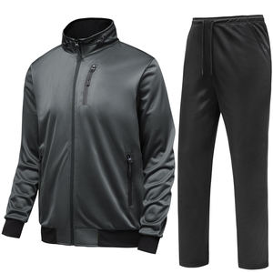 Conjunto Deportivo de Invierno de Alta Calidad con Cuello Alto, Diseño de Logotipo Personalizado, Transpirable y Ligero para Hombre - Product Image 1