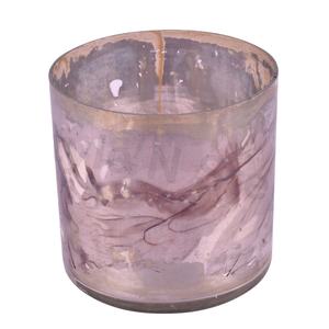 เชิงเทียนทรงสูงทำจากแก้วสแตนเลสสำหรับใส่เทียนทีไลท์ - Product Image 1