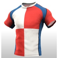 Maillot de rugby personnalisé fabriqué professionnellement, à séchage rapide, antibactérien, avec service OEM/ODM, prix de gros