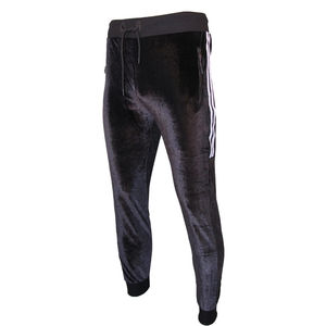 Ensemble de survêtement en velours noir pour homme, deux pièces, sweat à capuche et pantalon doux et respirants, tenue chaude et confortable pour l'hiver - Product Image 6