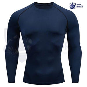 ชุดแรชการ์ดแขนยาวรุ่นใหม่ ประสิทธิภาพสูง สวมใส่สบาย คุณภาพดี เหมาะสำหรับออกกำลังกาย ระบายอากาศได้ดี ทรงเข้ารูป น้ำหนักเบา สำหรับผู้ชาย - Product Image 2