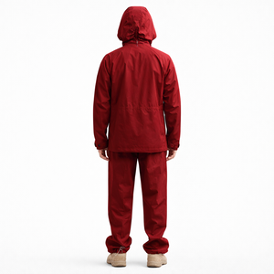 Veste à capuche personnalisée pour hommes, imperméable, légère, coupe-vent, fournisseur en gros OEM, streetwear, vestes pour hommes - Product Image 4