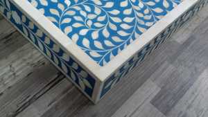 Plateau de service décoratif en os de chameau exquis - Élégance artisanale |   Inlays en os faits à la main avec motifs modernes pour le service - Product Image 5
