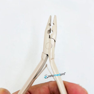 Alicate de 2 orificios para extensiones de cabello, gancho de ganchillo para rastas y pelucas, herramienta de extensión de cabello con aguja de 1/2/3 ganchos, herramienta para el cabello color beige - Product Image 4