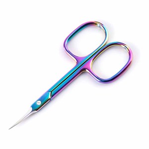 Ciseaux à cuticules à pointe incurvée extra-affûtée, ciseaux de manucure personnalisés avec revêtement en titane - Product Image 2