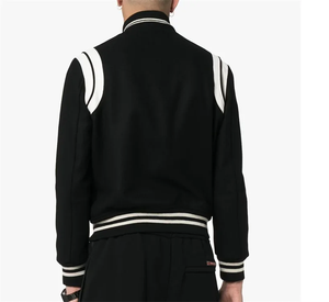 OEM Designer Custom Embroidered Logo Veristy College Bomber Flight Letterman Thin Front Varsity <b>Jacket</b> for Unisex - Product Image 3