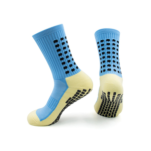Comfortable Sports Crew <b>Socks</b> Soccer Football Breathable Anti-Slip Eco-Friendly Quick Dry Fabric for Training Competition <b>Winter</b> - Product Image 1