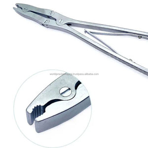 คีมจับแท่งเหล็กสแตนเลสสำหรับศัลยกรรมกระดูก WORLD PRECISION SURGICAL WPS-RHF-01 พร้อมที่ตัดหมุดกระดูก ขนาด 290 มม. 5.5 มม. ใช้ซ้ำได้ ได้รับมาตรฐาน CE - Product Image 2