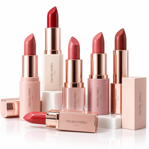 Lápiz Labial Mineral de Larga Duración, Resistente al Agua, Humectante, Cremoso, Mate, Brillante, Satinado, Colores Personalizados, Halal, Certificado ISO - Product Image 1