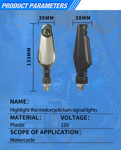 Pièces de <span class=keywords><strong>moto</strong></span> rétro LiuHJG, clignotants LED universels pour <span class=keywords><strong>moto</strong></span>, pour <span class=keywords><strong>Harley</strong></span> - Product Image 5