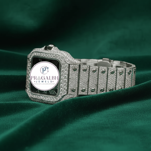 Fournisseur en gros de montres de luxe pour hommes entièrement serties de moissanite, pouvant passer le test de pureté, montres haut de gamme - Product Image 4