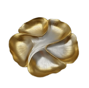 ถาดโลหะหรูหราทำมือ - ทนทาน เป็นมิตรกับสิ่งแวดล้อม เหมาะสำหรับใช้ในบ้านและโรงแรม สำหรับเสิร์ฟของหวานและผลไม้อบแห้ง - Product Image 3