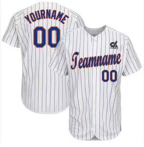 เสื้อเบสบอลสีขาวแบบสั้นสั่งทำพิเศษปี 2025 แต่งขอบสีทองดำ ติดกระดุม ชุดทีมพร้อมปักชื่อและหมายเลขด้านหน้า สไตล์โปร - Product Image 3