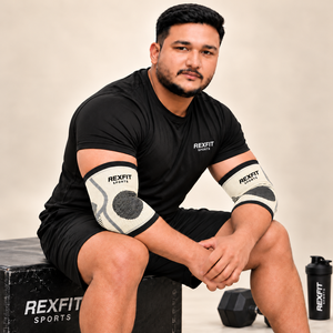 Manchons de compression pour coudes personnalisés pour la musculation et le fitness – Fabricant en gros - Product Image 2