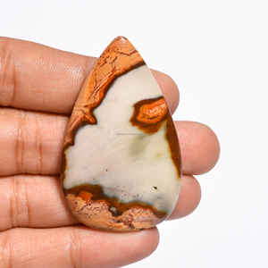 Piedra preciosa de jaspe policromada Natural 100%, joyería a granel suelta martillada hecha a mano de alta calidad, cantidad al por mayor - Product Image 2
