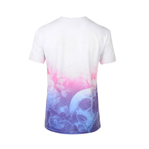 เสื้อพิมพ์ลายแบบซับลิเมชั่นตามสั่ง |   เสื้อยืดคอกลมเนื้อนุ่มน้ำหนักเบา 180 กรัม แบบถักลายเรียบง่าย แห้งเร็ว ระบายอากาศได้ดี - Product Image 2