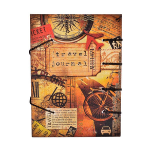 Diario de Viajes de Aventura |   Cuaderno Vintage con Mapa y Brújula |   Diario impreso de tapa dura |   200 Páginas Blancas |   7x5 - Product Image 6