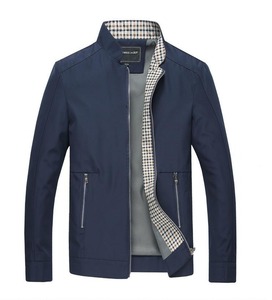 Chaqueta Bomber de Invierno, Diseño con Capucha, Cierre de Cremallera, Tejido de Lona con Patrón Sólido, Transpirable, Ecológica, con Protección Anti-UV - Product Image 1