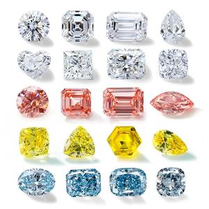 Diamants synthétiques HPHT de laboratoire, pierres brutes de taille ronde, de 1,0 mm à 3,2 mm, couleur blanche, clarté VVS VS, pour la fabrication de bijoux - Product Image 3