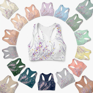 Running Workout Activewear Women's Sports <b>Bra</b> Breathable Fitness Yoga Custom Crop Top Whole Sale Gym <b>Stretch</b> Comfort Sports <b>Bra</b> - Product Image 1