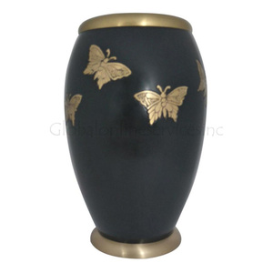 Polished American Style Metal Cremation Urn Coffin for Human and Pet Ashes Storage Eco-Friendly Funeral <b>Memorial</b> - Product Image 3