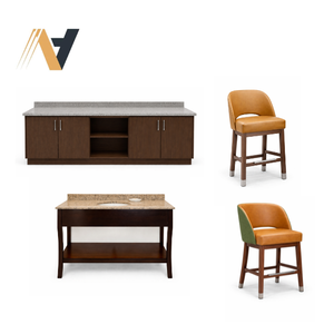 Meubles de chambre d'hôtes élégants de style Hampton - Meubles en bois plaqué pour hôtel avec optimisation intelligente de l'espace - Fabricant vietnamien - Product Image 3