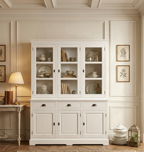 Solid Teak Wood Eco-Friendly Durable Lens <b>Cabinet</b> Modern Minimalist Design Natural Finish Display <b>Storage</b> Living <b>Room</b> Collector - Product Image 2