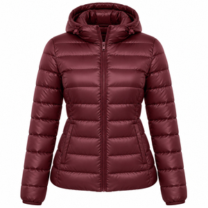 Abrigo Acolchado de Invierno para Mujer, Talla Grande, con Capucha, Diseño Transpirable Cloud, Precio al por Mayor, Personalización OEM - Product Image 6