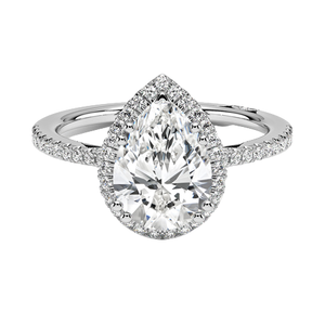 Elegant White Silver <b>Crystal</b> <b>Ring</b> for Women Luxury Engagement Wedding Anniversary Party Gift - Product Image 2