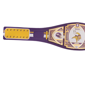 Cinturón de Campeonato de los Minnesota Vikings, Cinturón de Fútbol Americano Personalizable, Cinturón Deportivo Coleccionable de Alta Calidad para Fanáticos - Product Image 3