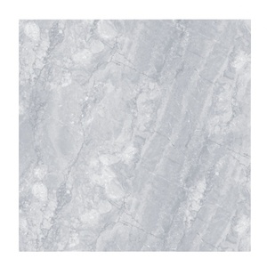 Nueva colección de Vietnam, azulejos de porcelana de aspecto de piedra gris brillante de 80x80cm, suelo de pared resistente al ácido esmaltado pulido moderno clásico - Product Image 1