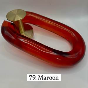 Dark Grey Acrylic Resin Chain Links Ornament For <b>Coffee</b> <b>Table</b> Bookshelf Cabinet Office Desktop Living Room Interior Sculpture - Product Image 1