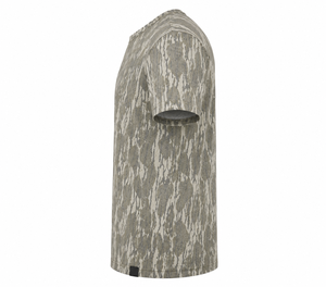 Chemise de pêche OEM en gros à manches courtes, respirante, extensible, résistante au rétrécissement, lavée, sportive, d'extérieur, camouflage vintage, UPF 50 - Product Image 3