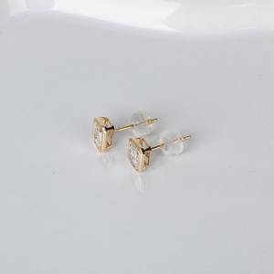 Pendientes de Diamantes Cultivados en Laboratorio, Corte Esmeralda, Color F, 1.40 ct, Elegantes, Clásicos, Joyería Fina para Mujer - Product Image 5