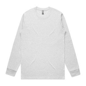 Premium 100% Combed Cotton Full Sleeve Shirt <b>White</b> <b>Tee</b> Anti-Shrink Thick Knit Relaxed Fit Jersey Blank Design Full Sleeve Shirt - Product Image 1