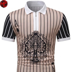 Polo de Cuello Alto Personalizado de Alta Calidad de 200g, Polo de Golf con Logotipo Personalizado para Hombre, Camiseta con Cuello Redondo - Product Image 5