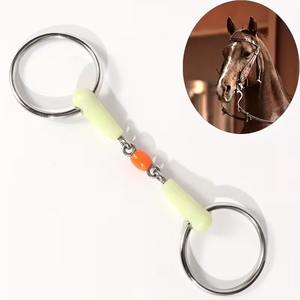 Bocado de Brida de Acero Inoxidable 304 Duradero con Anillo en O para Caballos - Colores Surtidos, Accesorio de Equipo Ecuestre - Product Image 5