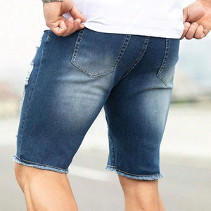 <b>Star</b> Crystal Enterprises Summer Casual Breathable Men's Denim <b>Light</b> Blue Shorts High Street Style Summer Denim Jeans Shorts - Product Image 5