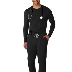 Chemises noires, uniformes médicaux, uniformes d'infirmière, sous-vêtements unisexes, sous-vêtements d'hôpital pour hommes - Product Image 1