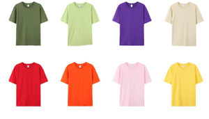 Camiseta de Algodón de Alta Calidad para Mujer, Talla Grande, Logotipo Bordado Personalizado, Ecológica, de Secado Rápido, Transpirable, Cuello Redondo, Media Manga, Verano - Product Image 2