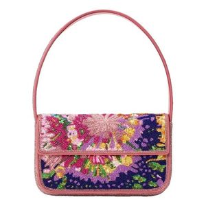 Bohemian Handmade Beaded <b>Sequin</b> Shoulder <b>Bag</b> Women Colorful Floral Evening Clutch Vintage Party Y2K Handbag Craftera Exports - Product Image 1